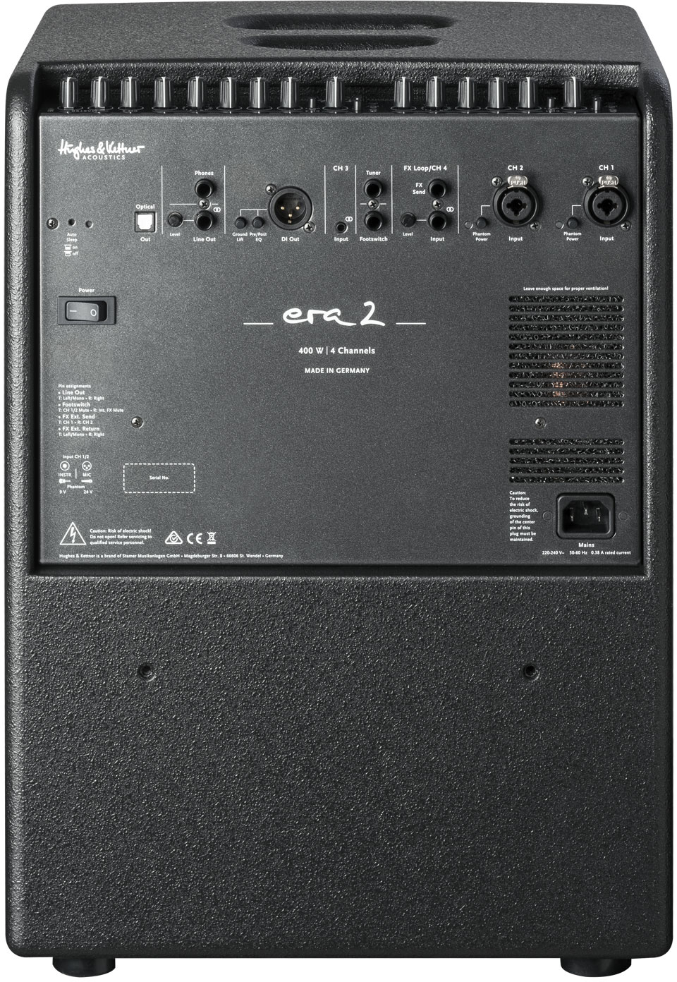 Hughes & Kettner Era 2 400w 2x8 Black - Combo amplificador acústico - Variation 3