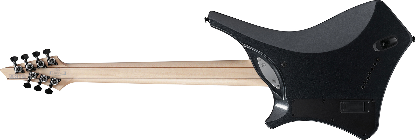 Ibanez A527 Ipt Alpha 7c Multiscale 2h Fishman Fluence Eb - Iron Pewter - Guitarra electrica metalica - Variation 1