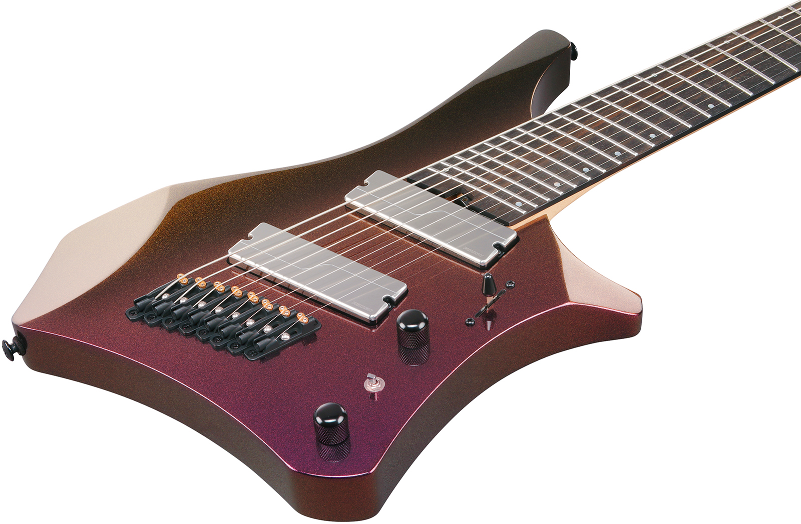 Ibanez A528 Cmg Alpha 8c Multiscale 2h Fishman Fluence Eb - Coral Mirage - Multi-Scale Guitar - Variation 2