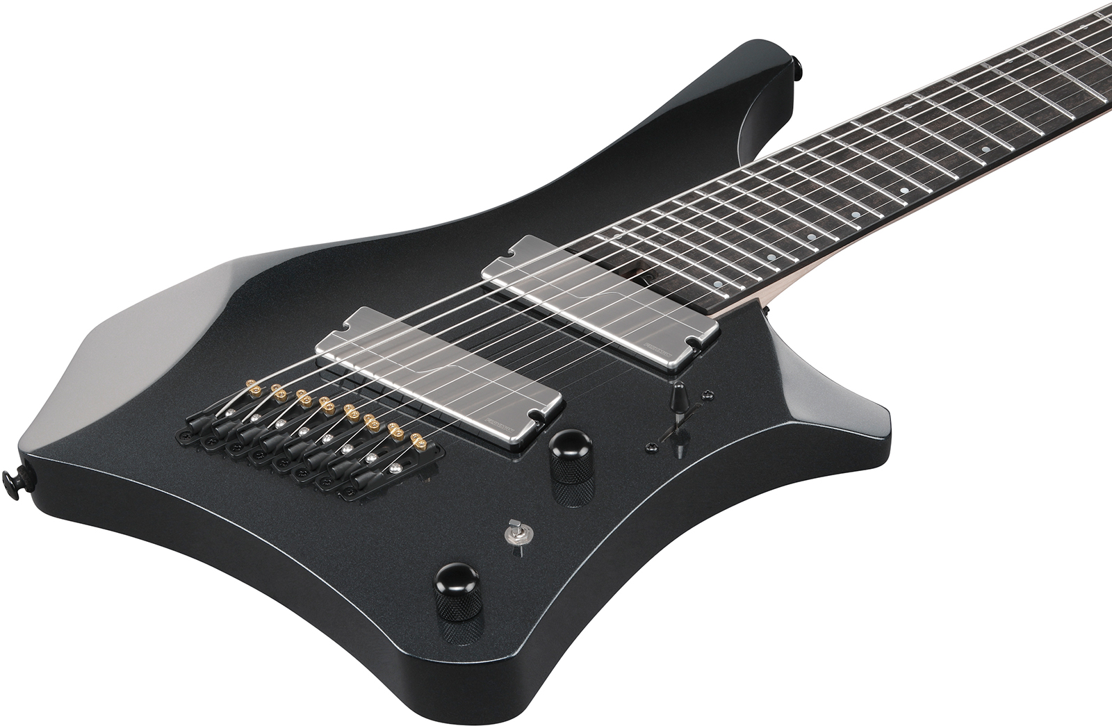 Ibanez A528 Ipt Alpha 8c Multiscale 2h Fishman Fluence Eb - Iron Pewter - Guitarra electrica metalica - Variation 2
