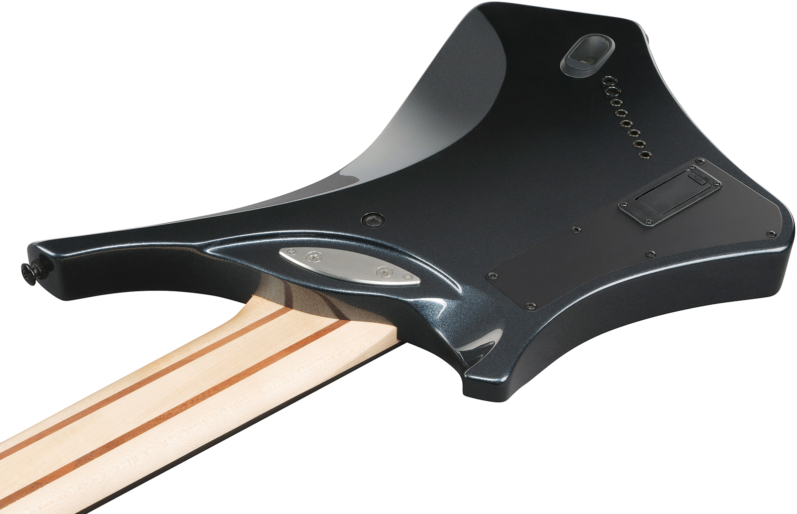 Ibanez A528 Ipt Alpha 8c Multiscale 2h Fishman Fluence Eb - Iron Pewter - Guitarra electrica metalica - Variation 3