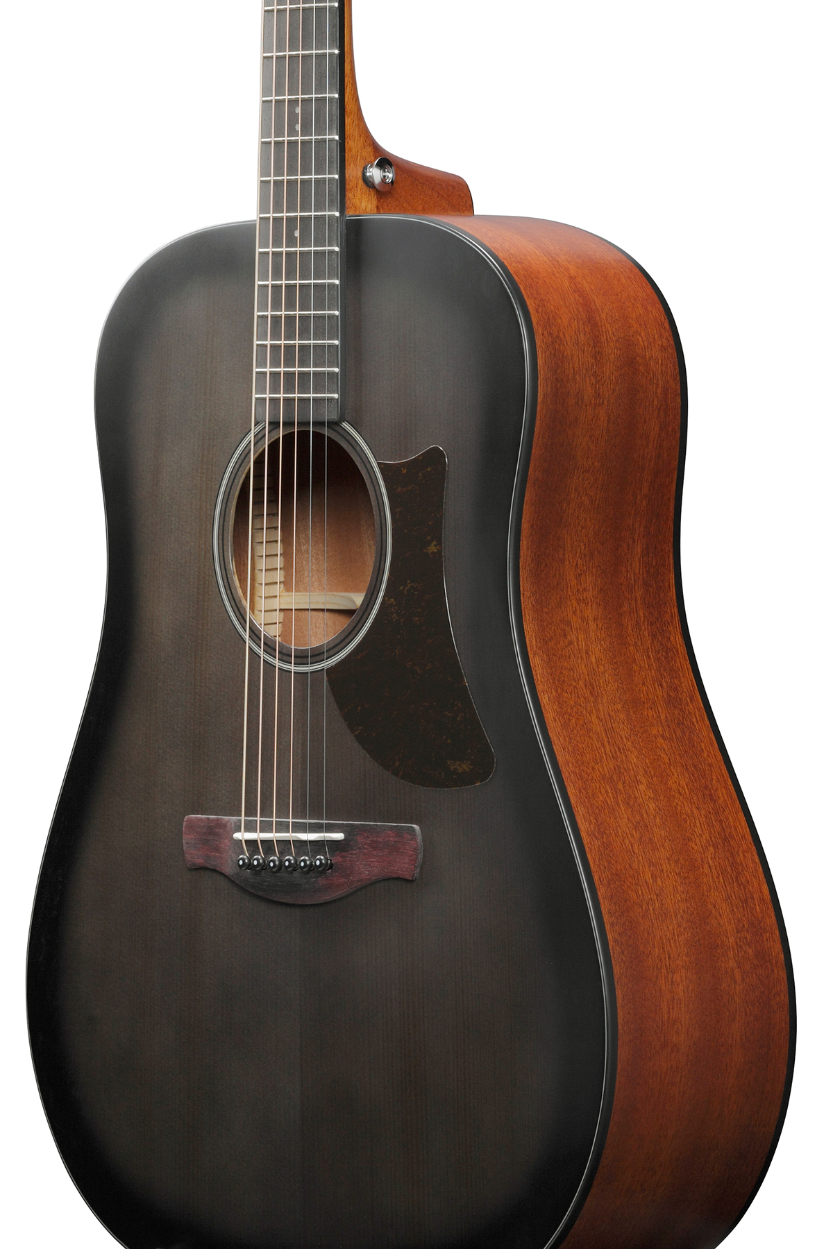 Ibanez Aad50 Tcb Advanced Dreadnought Epicea Sapele Pur - Transparent Charcoal Burst Low Gloss - Guitarra acústica & electro - Variation 2