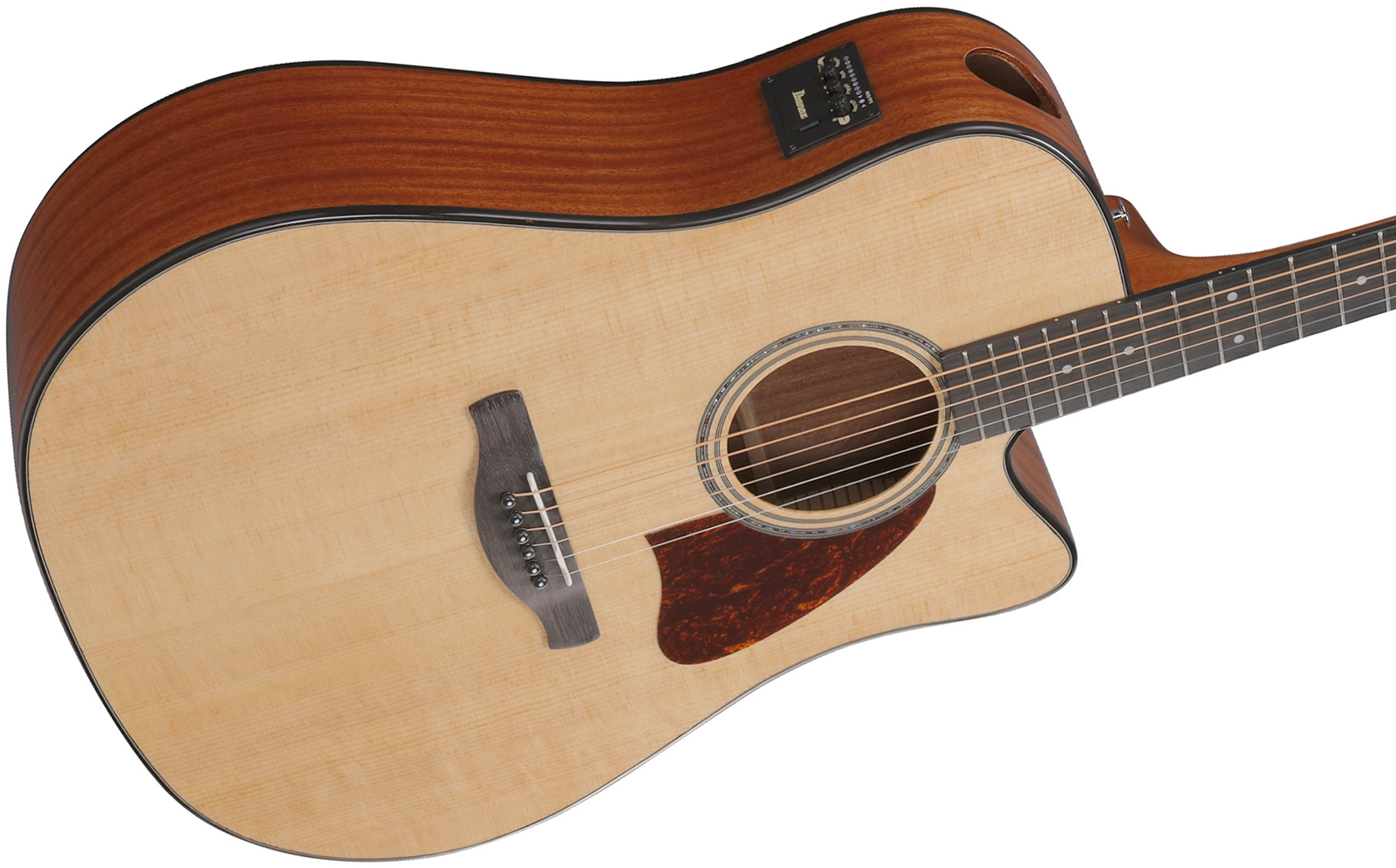 Ibanez Aad51ce Nt Advanced Dreadnought Cw Epicea Sapele Pur - Natural - Guitarra folk - Variation 2