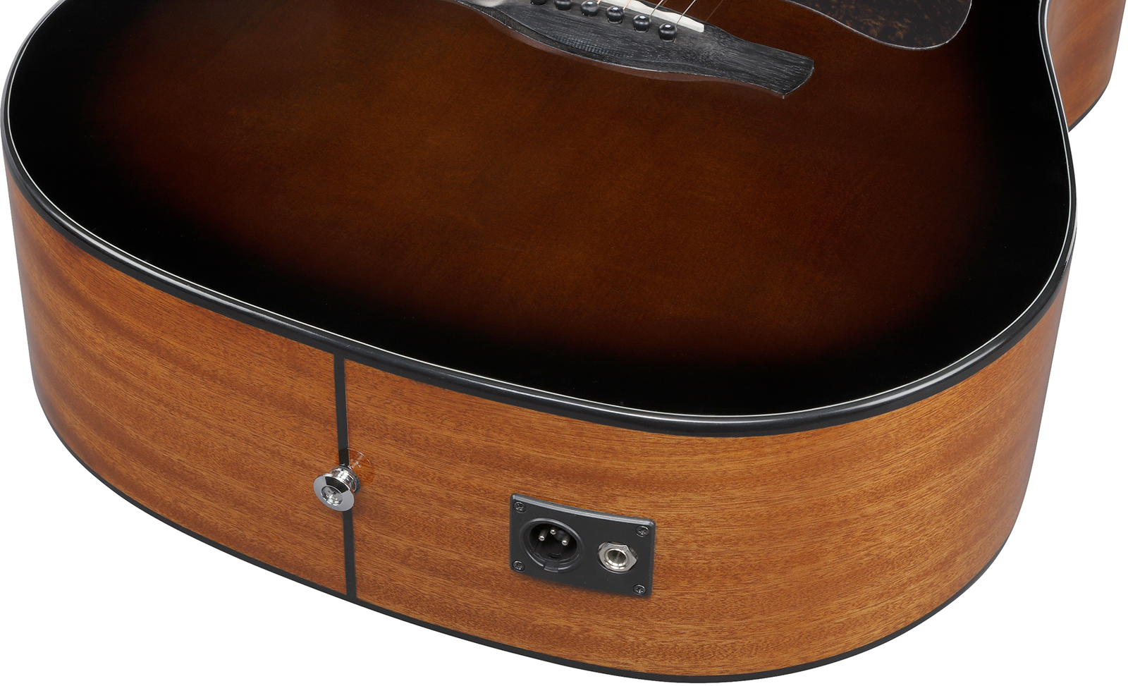 Ibanez Aad51lce Dvs Lh Advanced Dreadnought Cw Gaucher Epicea Sapele Pur - Dark Violin Sunburst - Guitarra folk - Variation 4