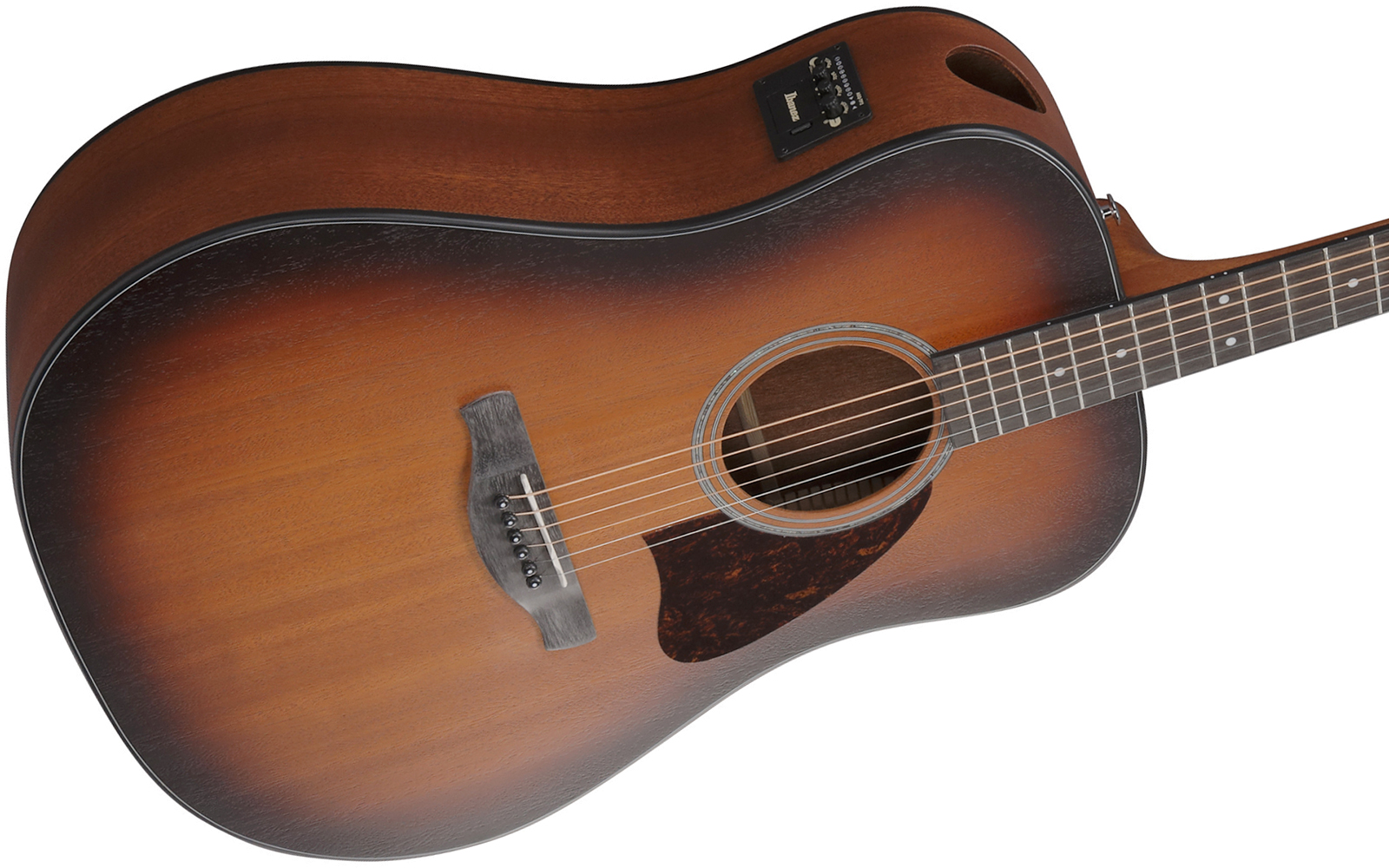 Ibanez Aad54e Omh Advanced Dreadnought Cw Acajou Sapele Pur - Open Pore Mahogany - Guitarra folk - Variation 2