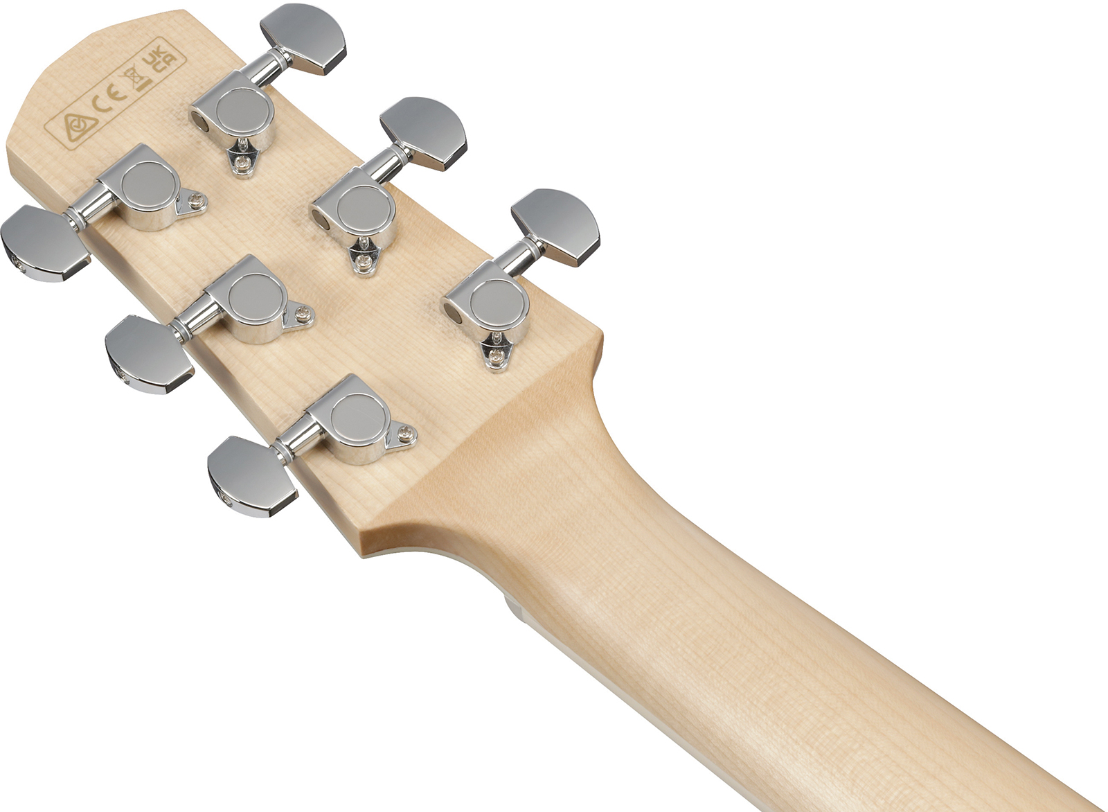 Ibanez Aad77m1e Oaw Advanced Dreadnought Cw Epicea Erable Mn - Open Pore Antique White - Guitarra folk - Variation 6