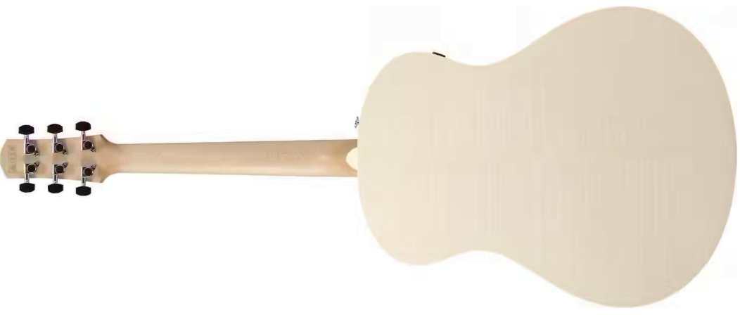 Ibanez Aam370e Oaw Advanced Auditorium Epicea Erable Mn - Open Pore Antique White - Guitarra folk - Variation 1