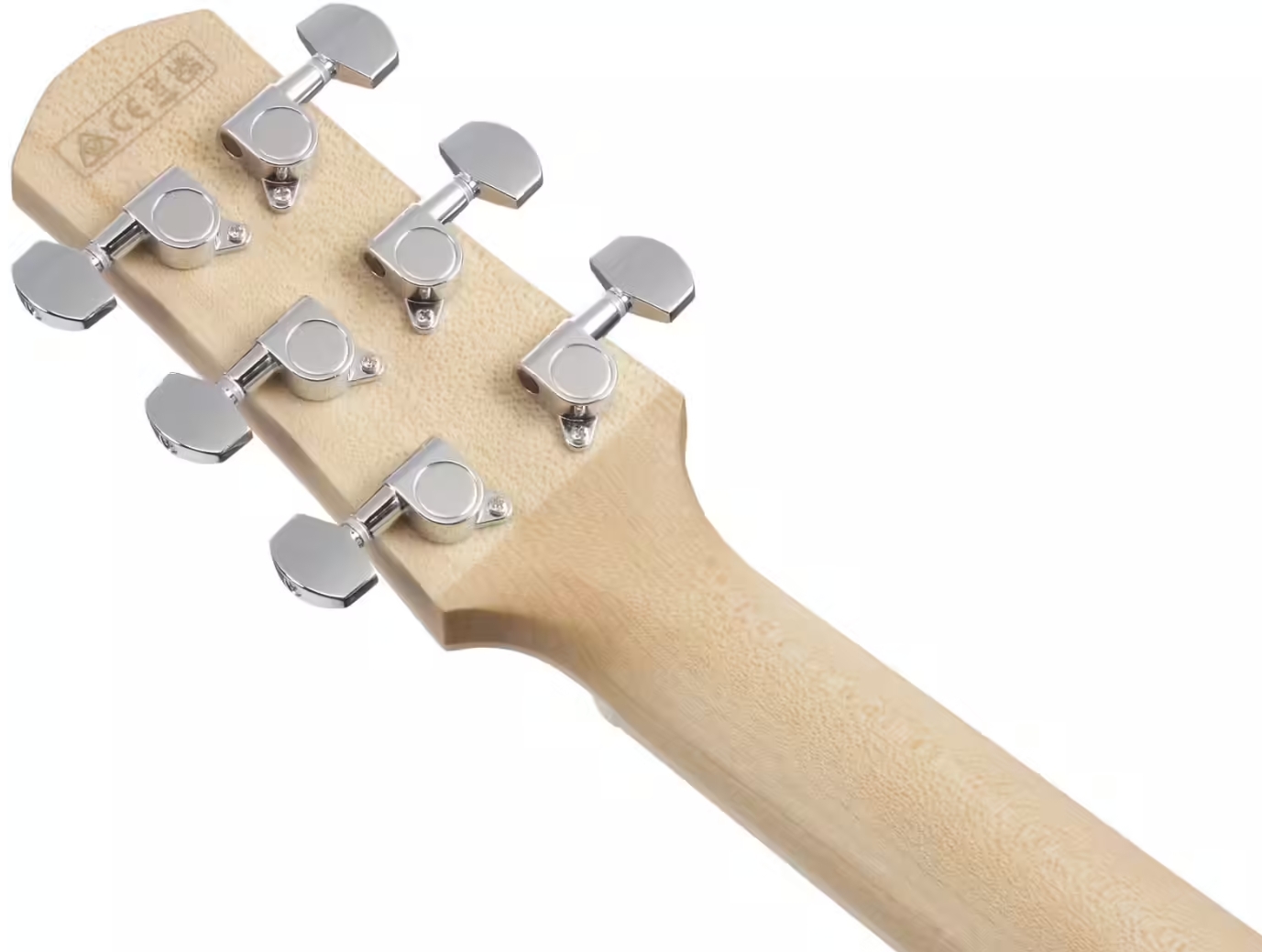 Ibanez Aam370e Oaw Advanced Auditorium Epicea Erable Mn - Open Pore Antique White - Guitarra folk - Variation 4