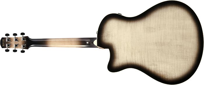 Ibanez Aam370m1ce Tpa Advanced Auditorium Epicea Erable Rw - Transparent Panda - Guitarra folk - Variation 1