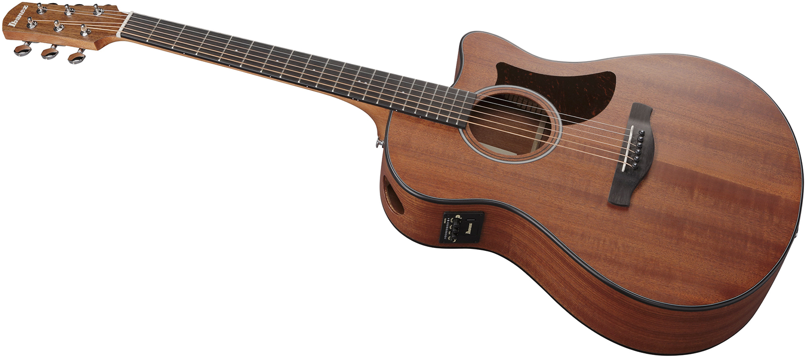 Ibanez Aam54ce Opn Auditorium Cw Tout Sapele Pur - Open Pore Natural - Guitarra folk - Variation 2