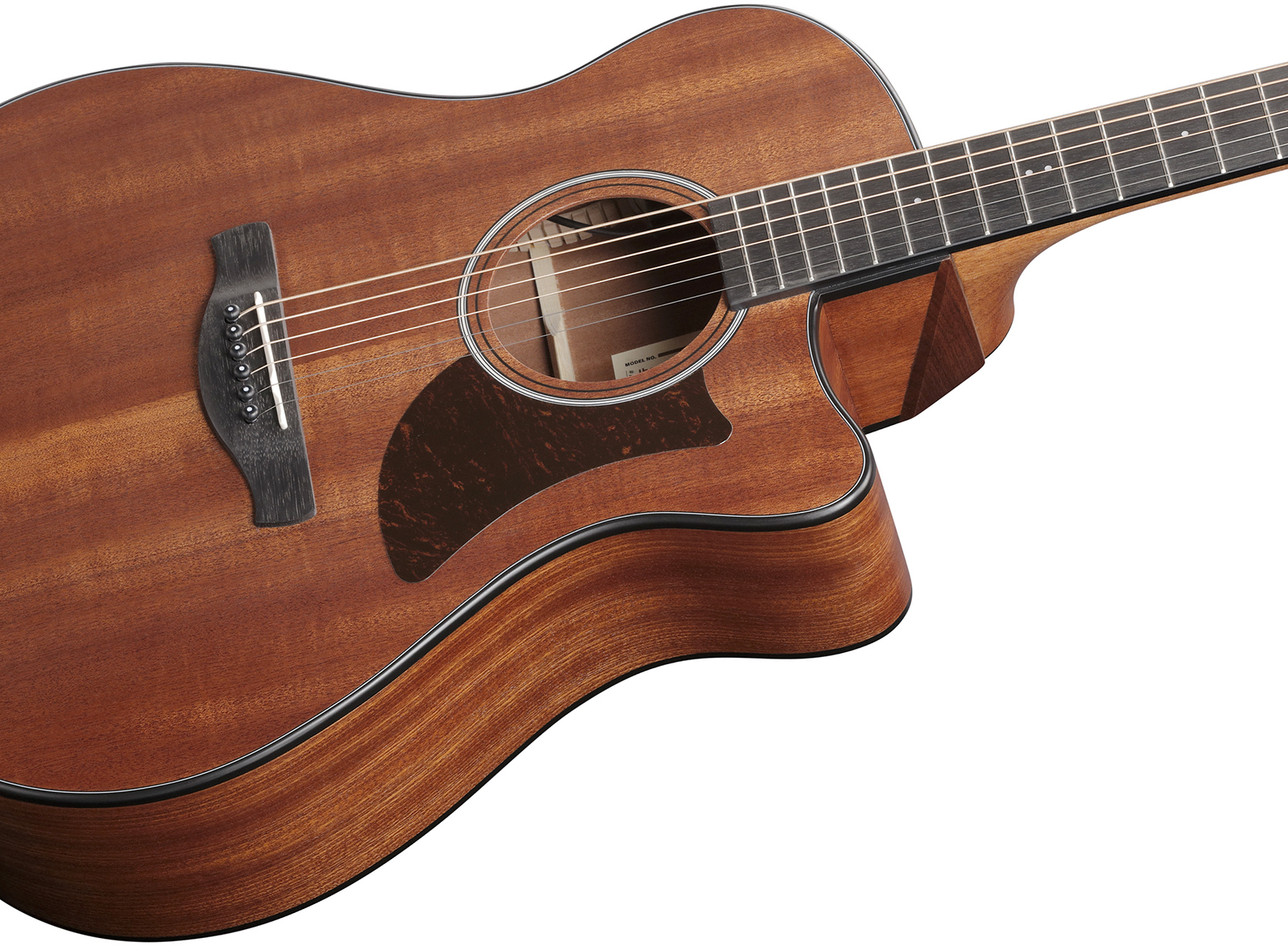Ibanez Aam54ce Opn Auditorium Cw Tout Sapele Pur - Open Pore Natural - Guitarra folk - Variation 3