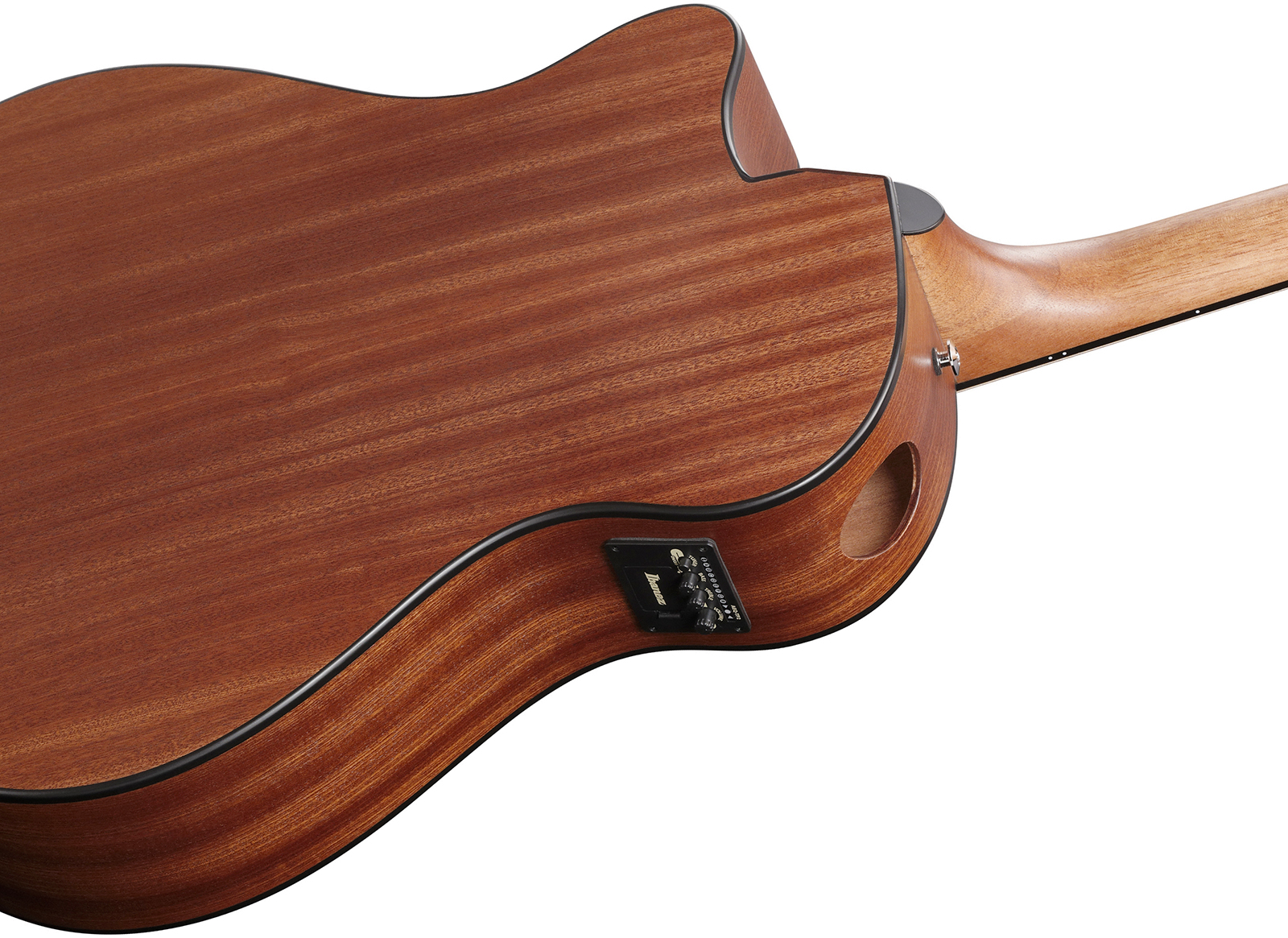 Ibanez Aam54ce Opn Auditorium Cw Tout Sapele Pur - Open Pore Natural - Guitarra folk - Variation 5