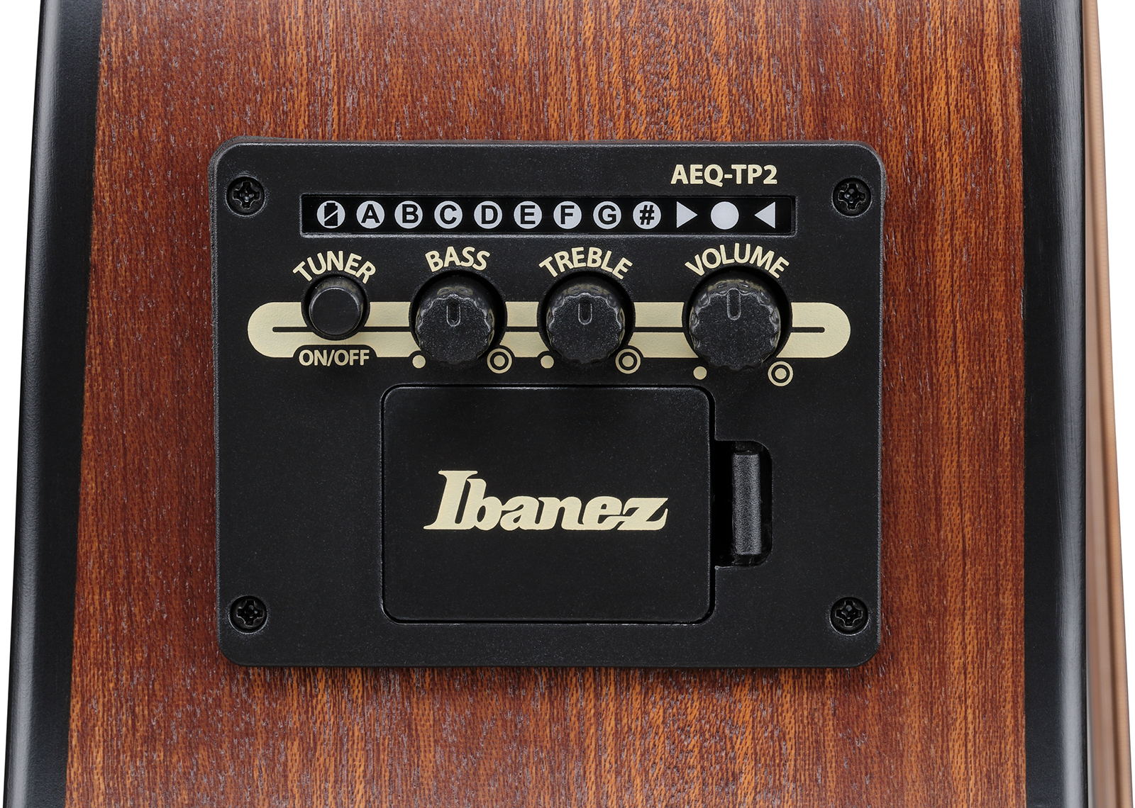 Ibanez Aam54ce Opn Auditorium Cw Tout Sapele Pur - Open Pore Natural - Guitarra folk - Variation 8