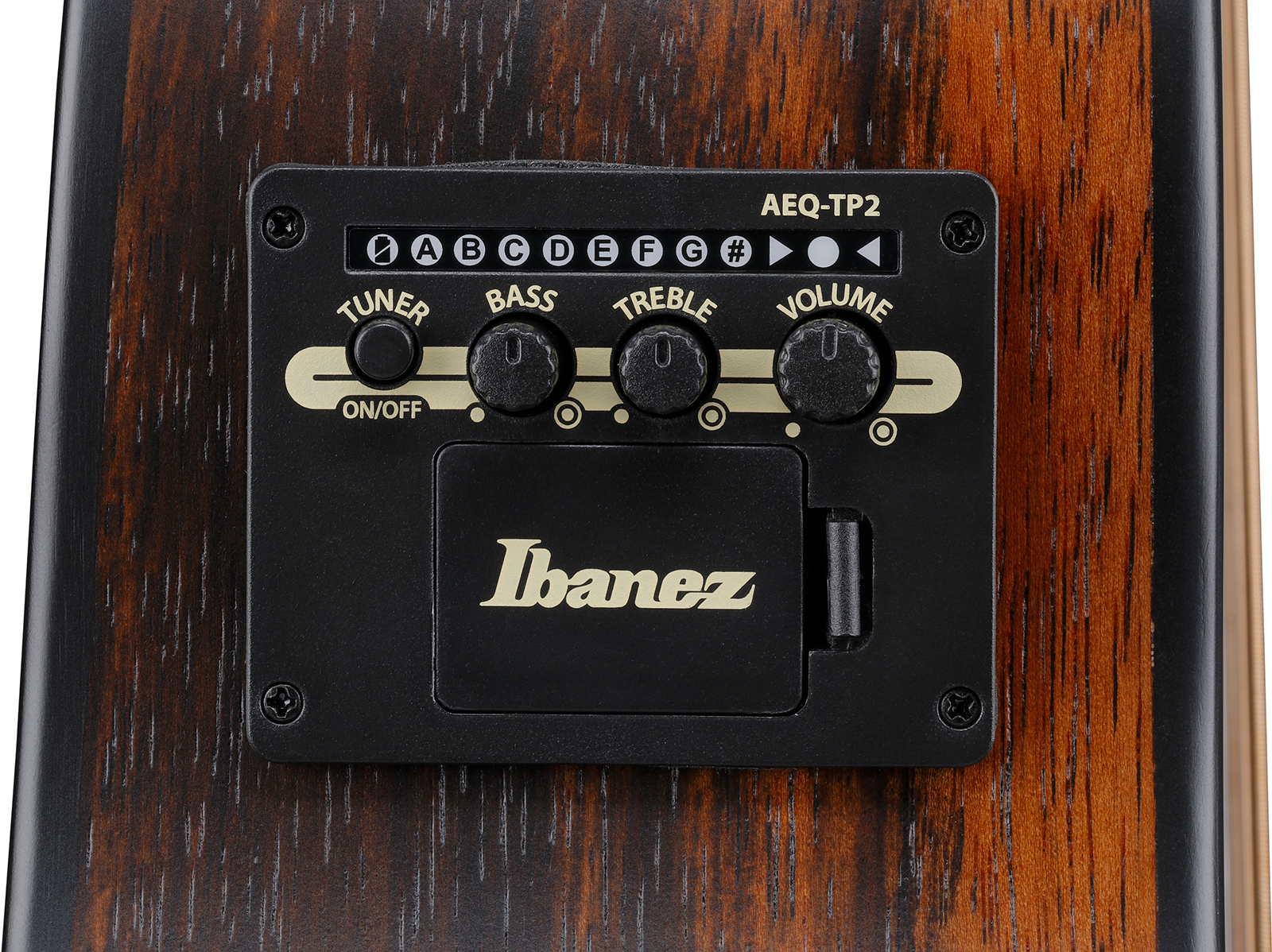 Ibanez Aam70ce Tbn Advanced Auditorium Cw Epicea Ebene Pur - Transparent Charcoal Burst - Guitarra folk - Variation 8