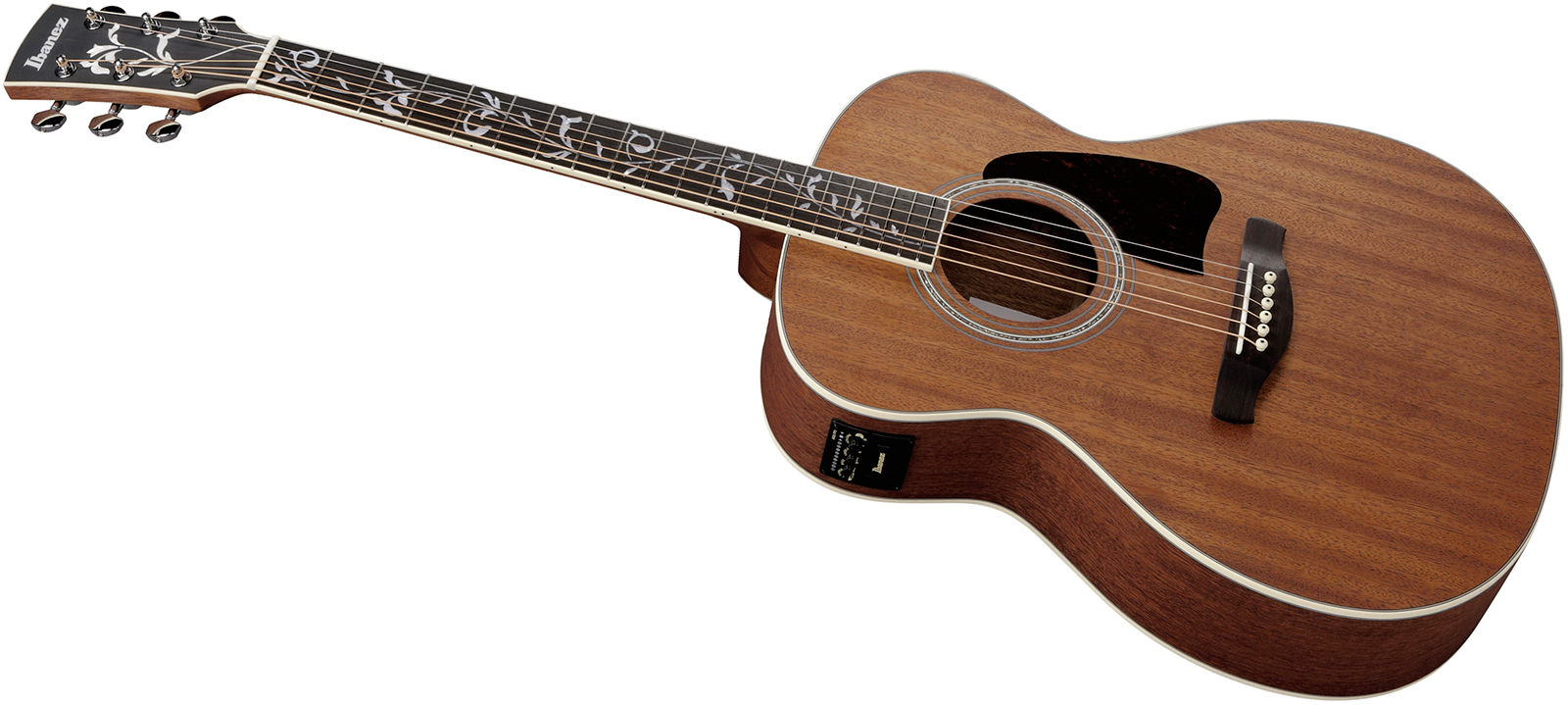 Ibanez Ac390mhe Opn Artwood Concert Tout Acajou Rw - Open Pore Natural - Guitarra folk - Variation 2