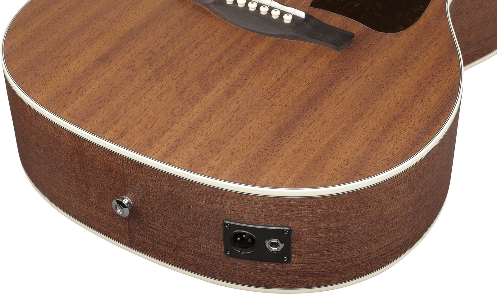 Ibanez Ac390mhe Opn Artwood Concert Tout Acajou Rw - Open Pore Natural - Guitarra folk - Variation 4