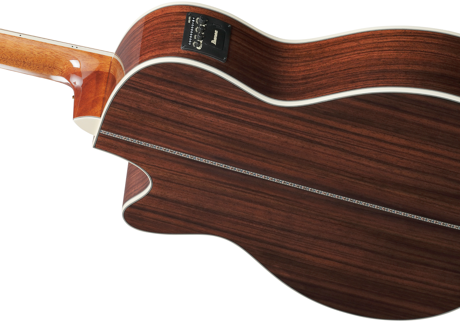 Ibanez Ac391rce Bkh Artwood Grand Concert Cw Shsc Epicea Palissandre Rw - Black Top - Guitarra folk - Variation 3