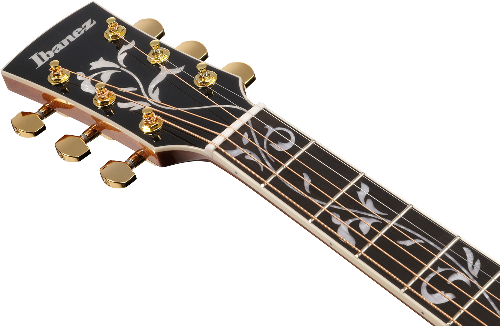 Ibanez Ac391rce Bkh Artwood Grand Concert Cw Shsc Epicea Palissandre Rw - Black Top - Guitarra folk - Variation 6