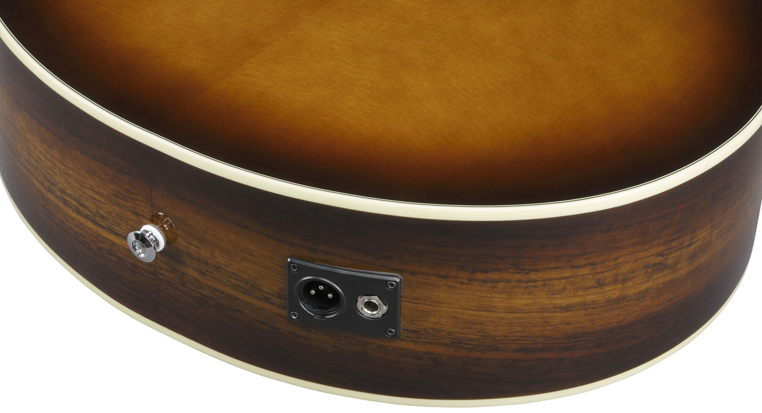 Ibanez Ae160 Vms Concert Thinline Cw Epicea Ovangkol  Ova - Vintage Mahogany Sunburst High Gloss - Guitarra folk - Variation 3