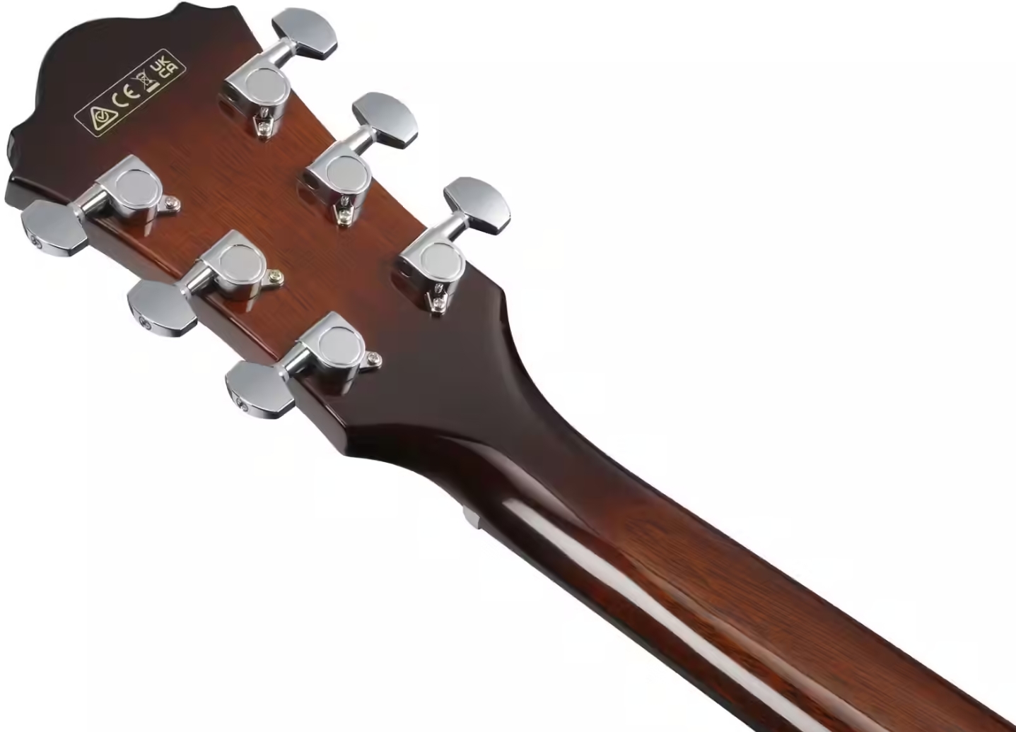 Ibanez Ae160 Vms Concert Thinline Cw Epicea Ovangkol  Ova - Vintage Mahogany Sunburst High Gloss - Guitarra folk - Variation 5