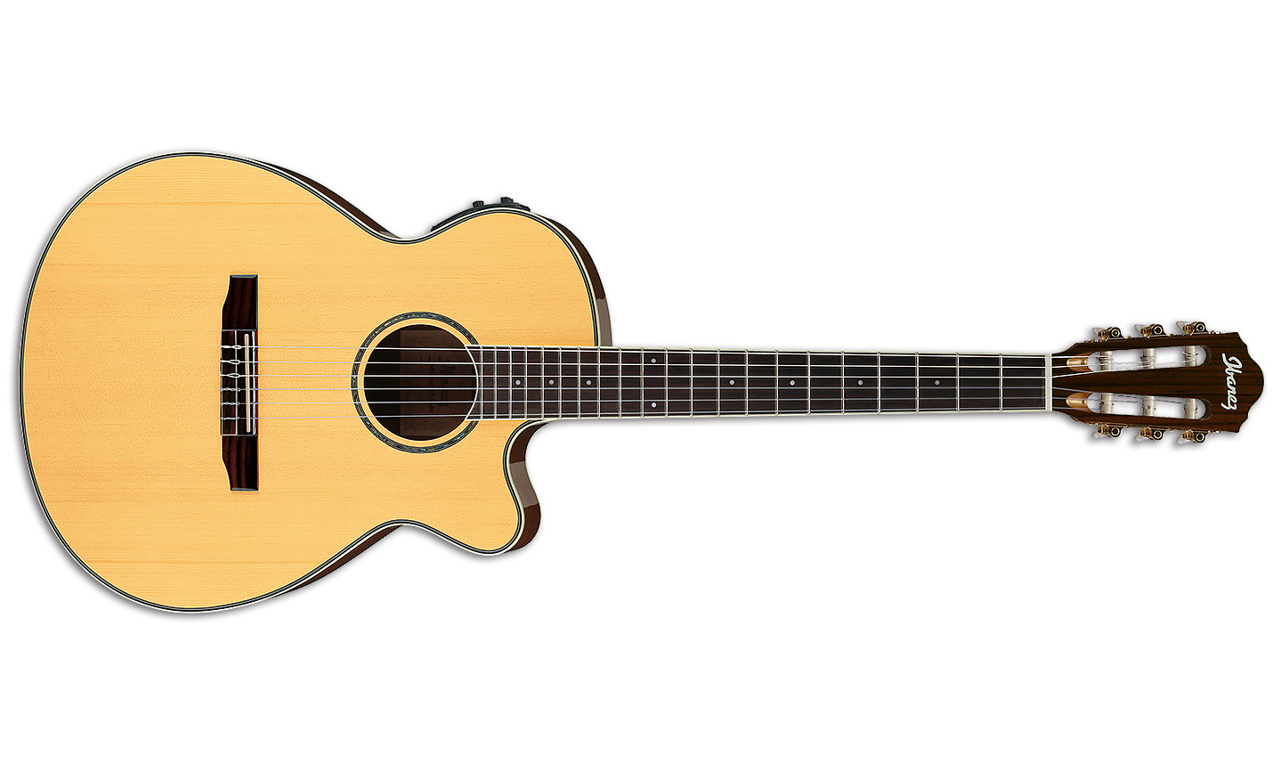 Ibanez Aeg10nii Nt Concert Cw Epicea Acajou - Natural High Gloss - Guitarra clásica 4/4 - Variation 1