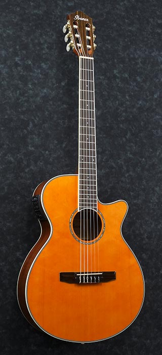 Ibanez Aeg10nii Tng Concert Cw Epicea Sapelli Rw - Mandarine - Guitarra clásica 4/4 - Variation 1