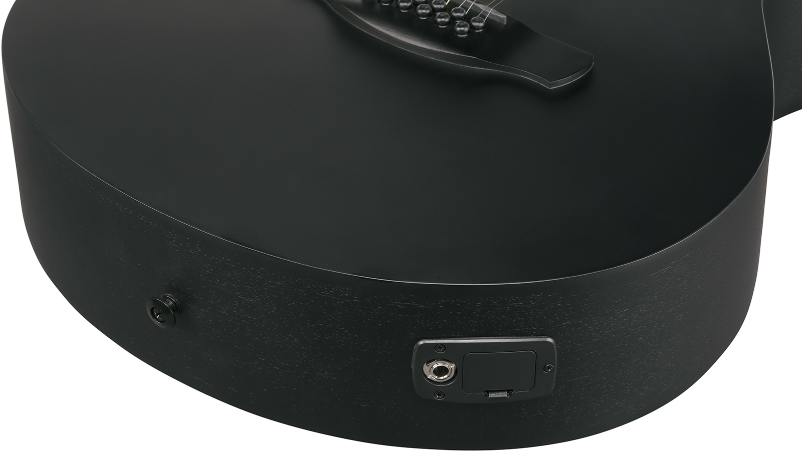 Ibanez Aeg1221 Bot Concert 12c Epicea Sapele Eb - Black Out - Guitarra folk - Variation 4