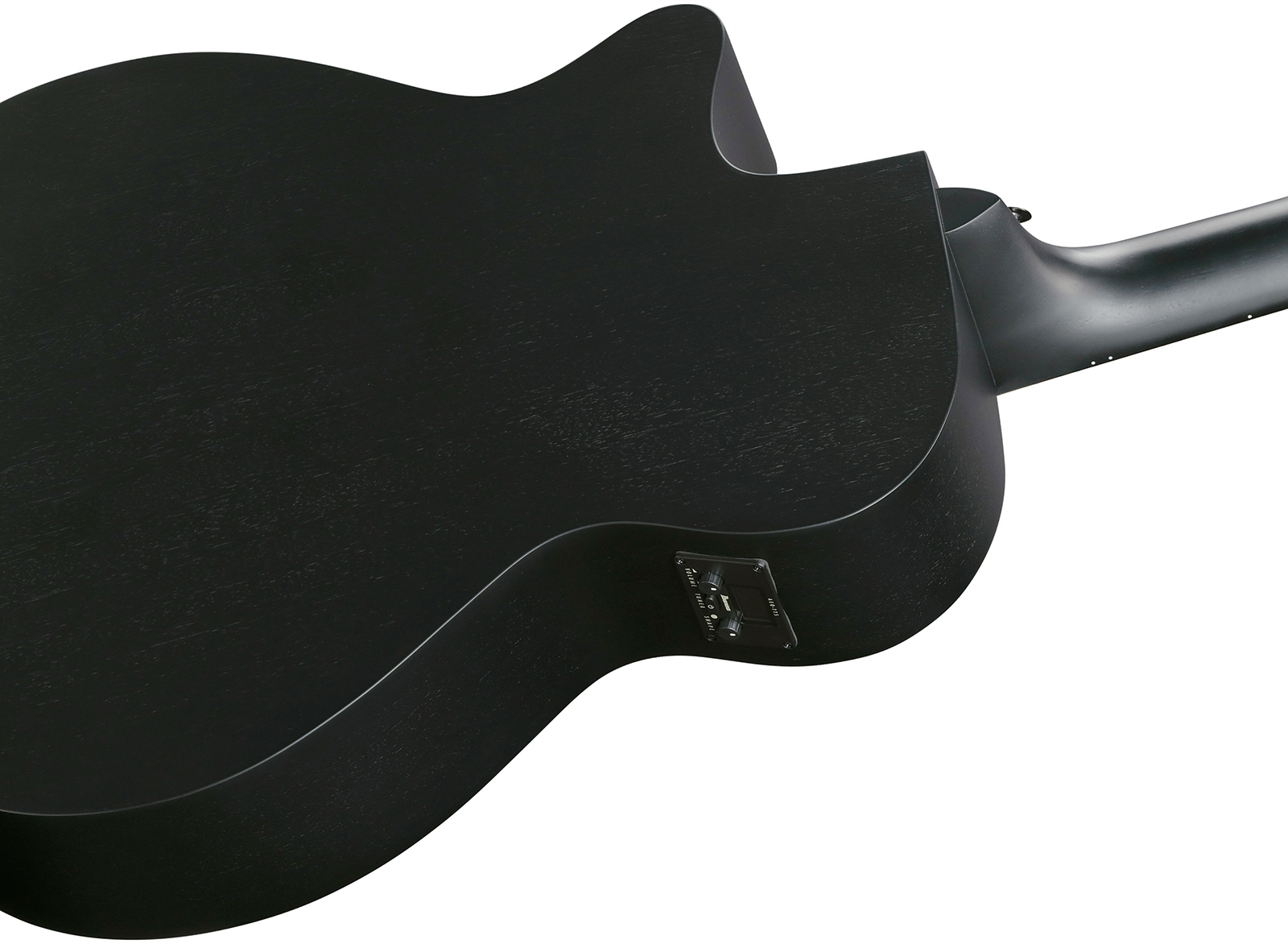 Ibanez Aeg1221 Bot Concert 12c Epicea Sapele Eb - Black Out - Guitarra folk - Variation 5