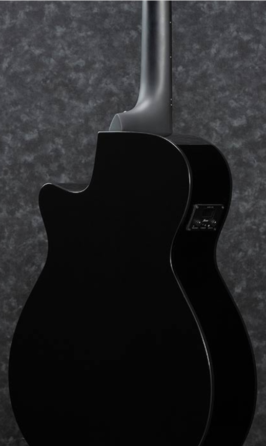 Ibanez Aeg50 Bk Concert Cw Epicea Sapele Wal - Black - Guitarra electro acustica - Variation 1