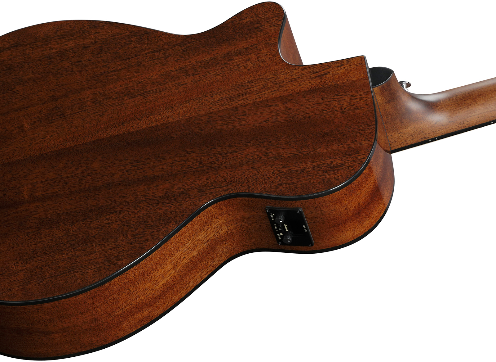 Ibanez Aeg5012 Bkh Concert 12c Epicea Okoume Lau - Black - Guitarra folk - Variation 5