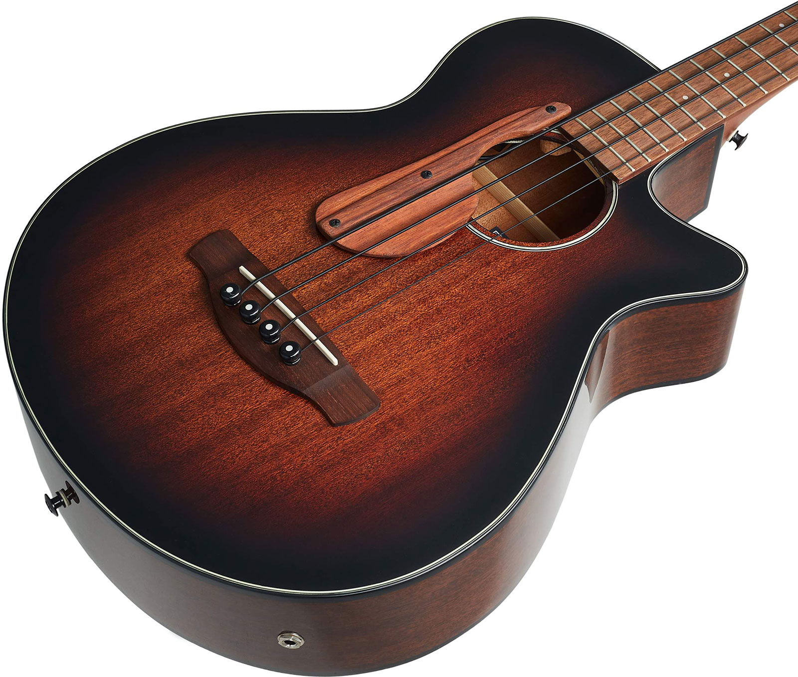 Ibanez Aegb24 Mhs Cw Tout Sapele Noy - Mahogany Sunburst Hg - Bajo acústico - Variation 2