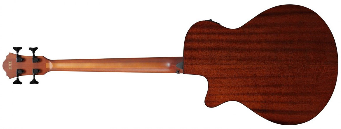 Ibanez Aegb24fe Mhs Fretless Cw Tout Sapele Noy - Mahogany Sunburst - Bajo acústico - Variation 2