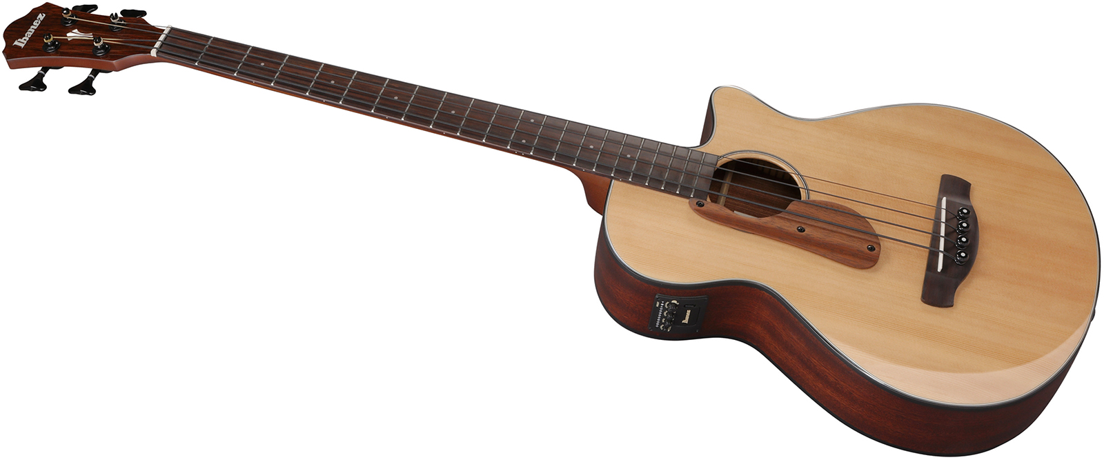 Ibanez Aegb30e Ntg Cw Epicea Sapele Rw - Natural - Bajo acústico - Variation 2