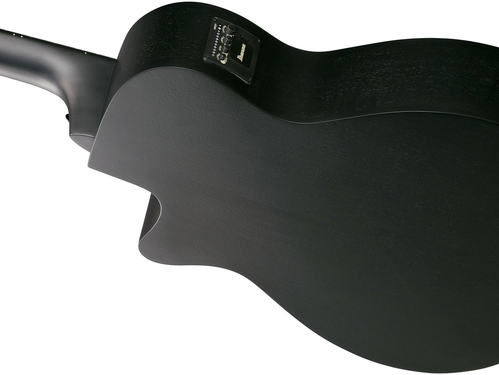 Ibanez Aegb420 Bot Cw Shsc Epicea Sapele Rw - Black Out - Bajo acústico - Variation 2