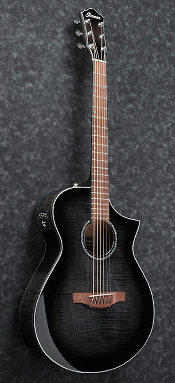Ibanez Aewc400 Tks Grand Concert Cw Tout Erable Lau - Trans Black Sunburst - Guitarra electro acustica - Variation 1