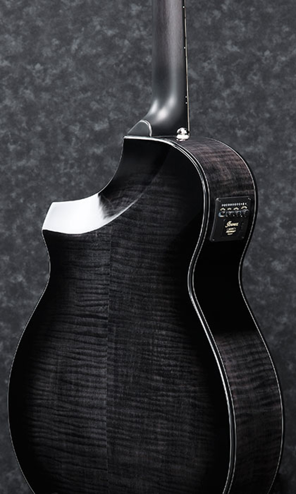 Ibanez Aewc400 Tks Grand Concert Cw Tout Erable Lau - Trans Black Sunburst - Guitarra electro acustica - Variation 2