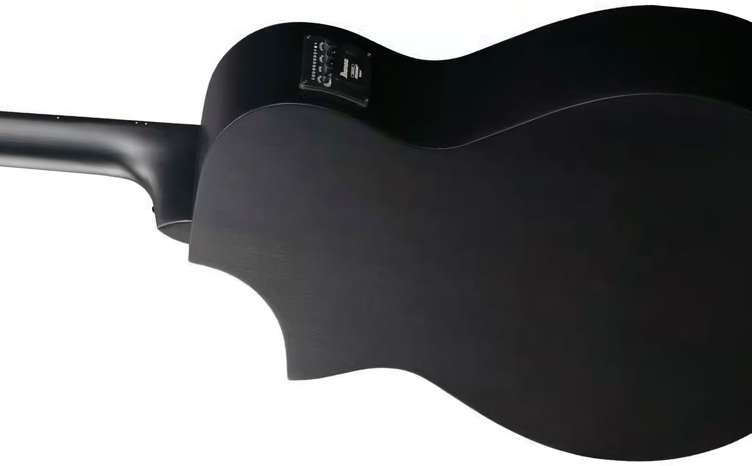 Ibanez Aewc621 Bot Grand Concert Cw Tilleul Sapele Eb - Black Out - Guitarra folk - Variation 2