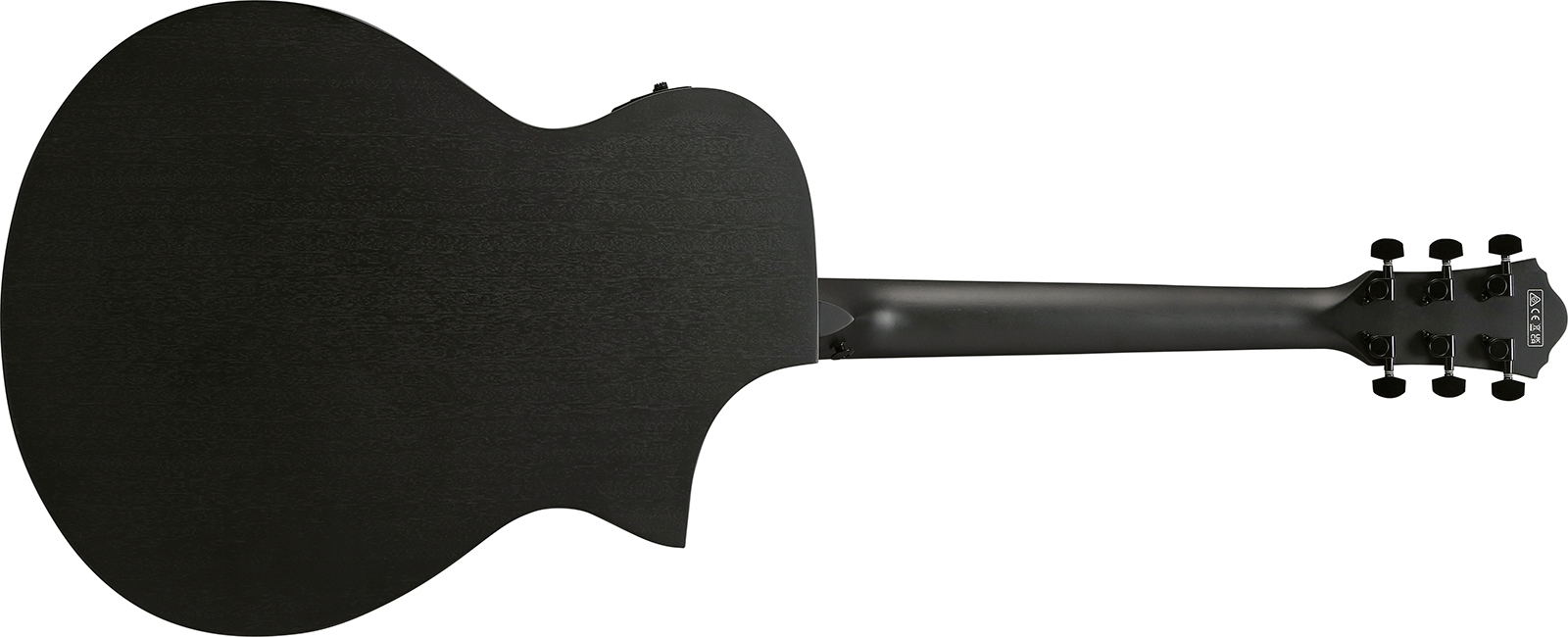 Ibanez Aewc621l Bot Grand Concert Cw Gaucher Tilleul Sapele Eb - Black Out - Guitarra folk - Variation 1