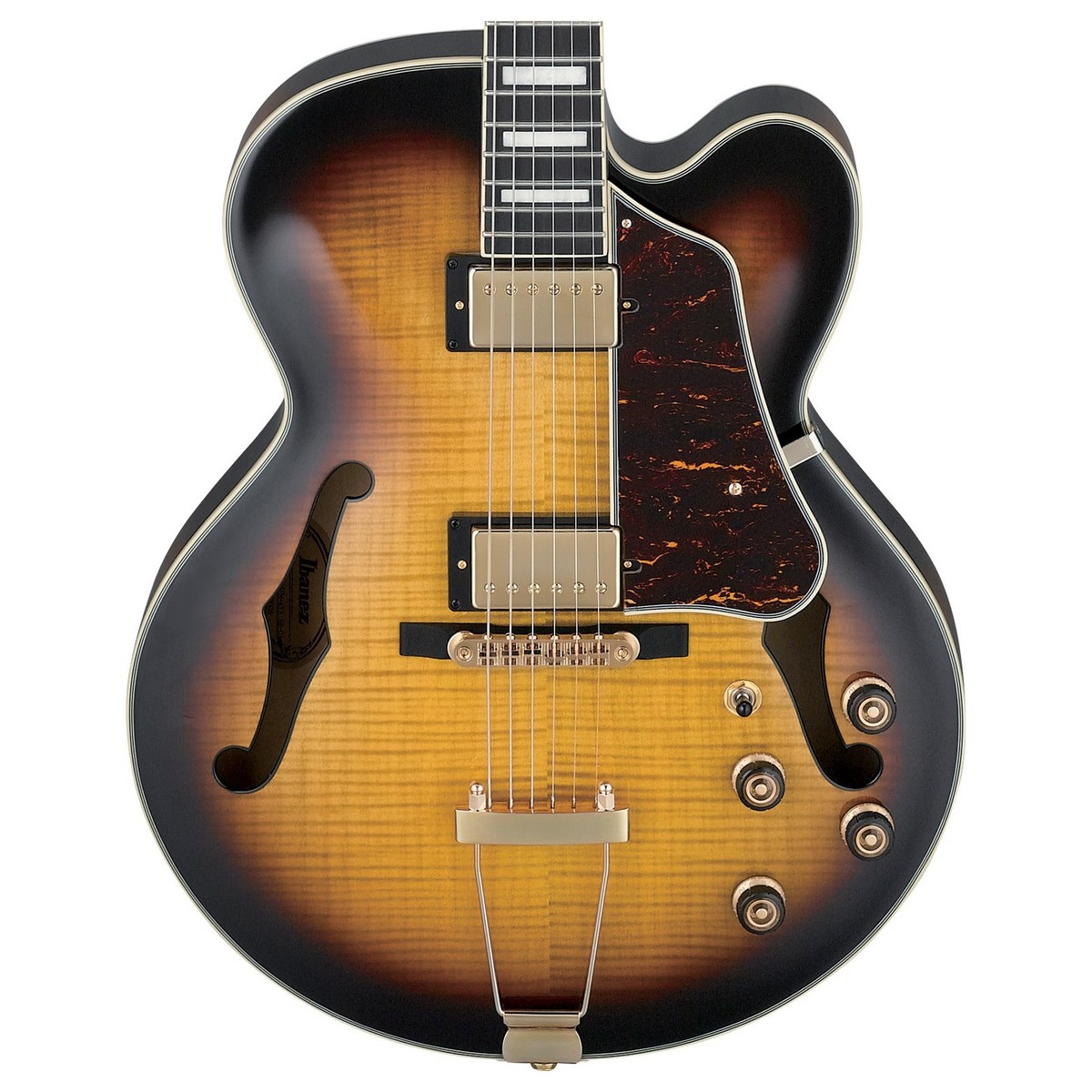 Ibanez Af95fm Ays  Artcore Expressionist Hh Ht Eb - Antique Yellow Sunburst - Guitarra elécrica Jazz cuerpo acústico - Variation 1