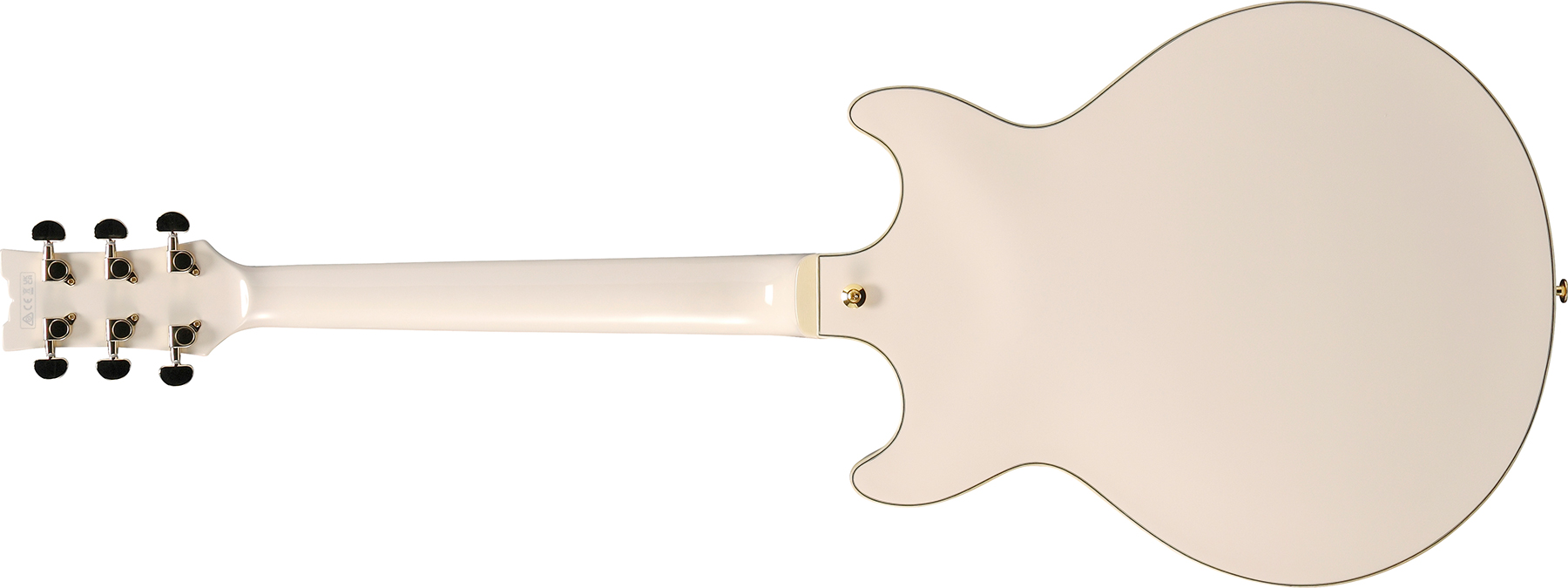 Ibanez Amh90 Iv Artcore Expressionist 2h Ht Eb - Ivory - Guitarra elécrica Jazz cuerpo acústico - Variation 1