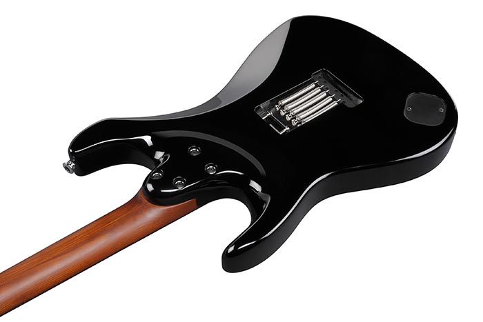 Ibanez Andy Timmons Atz300 Bk Jap Signature 3h Dimarzio Trem Rw - Black - Guitarra eléctrica de autor - Variation 5