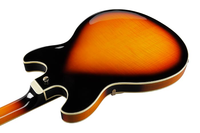 Ibanez As113 Bs Artstar Hh Ht Eb - Brown Sunburst - Guitarra elécrica Jazz cuerpo acústico - Variation 3