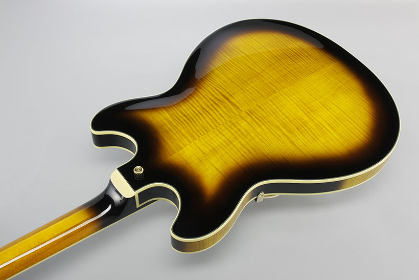 Ibanez As153 Ays Artstar Hh Ht Eb - Antique Yellow Sunburst - Guitarra eléctrica semi caja - Variation 3