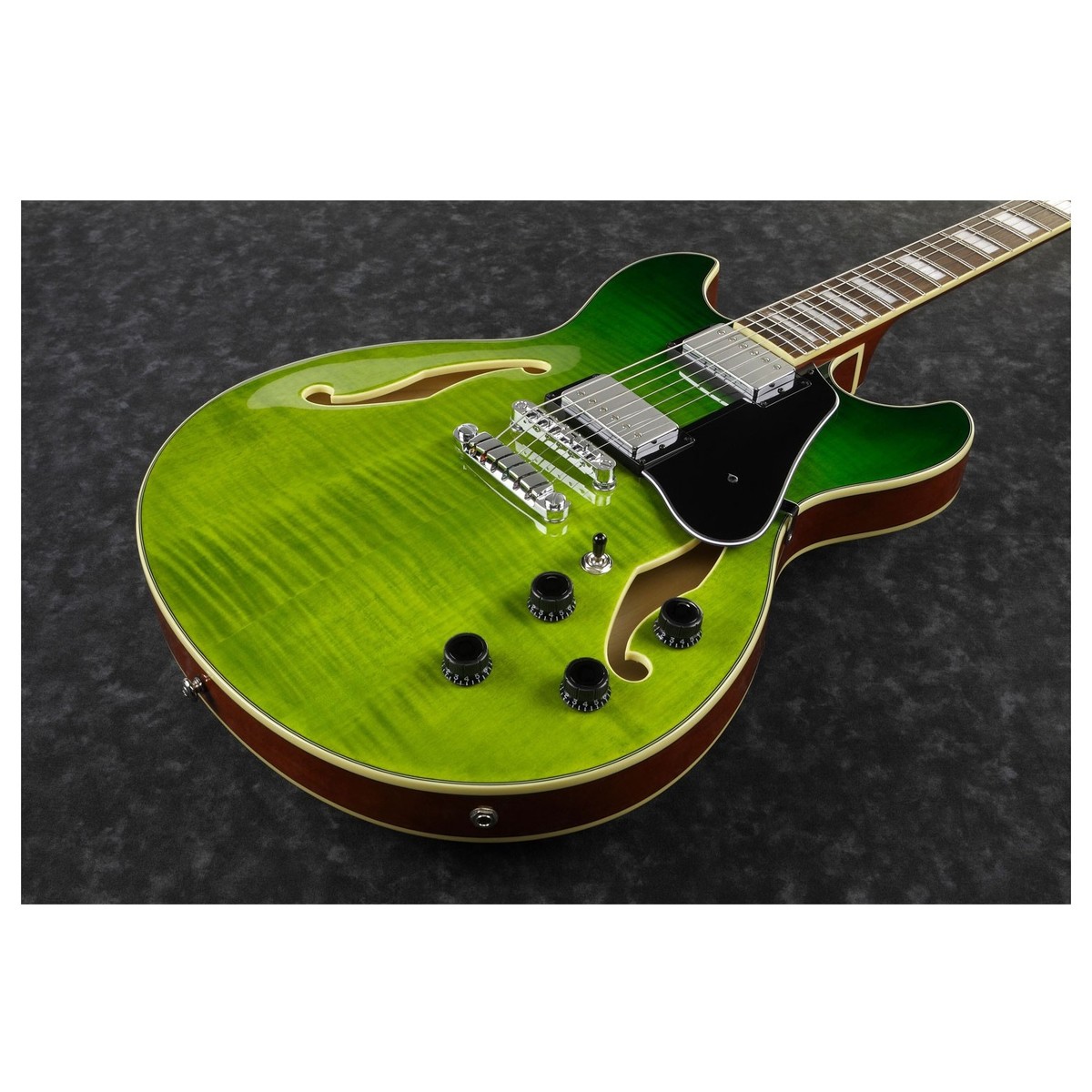 Ibanez As73fm Gvg Artcore Hh Ht Lau - Green Valley Gradation - Guitarra eléctrica semi caja - Variation 1