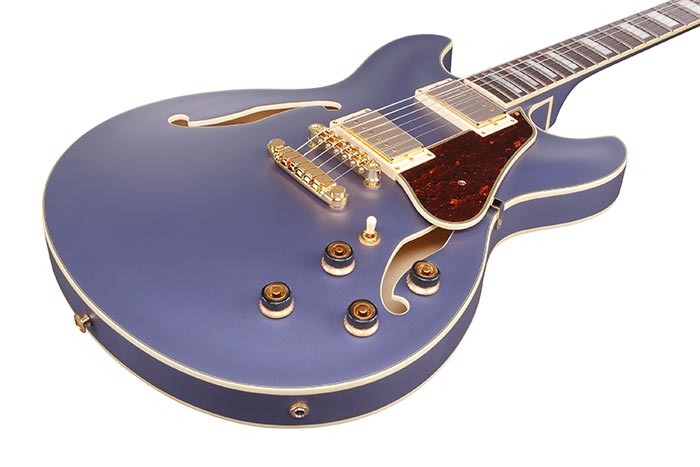 Ibanez As73g Mpf Artcore 2h Ht Rw - Metallic Purple Flat - Guitarra eléctrica semi caja - Variation 2