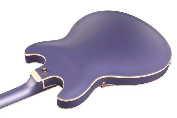 Ibanez As73g Mpf Artcore 2h Ht Rw - Metallic Purple Flat - Guitarra eléctrica semi caja - Variation 3