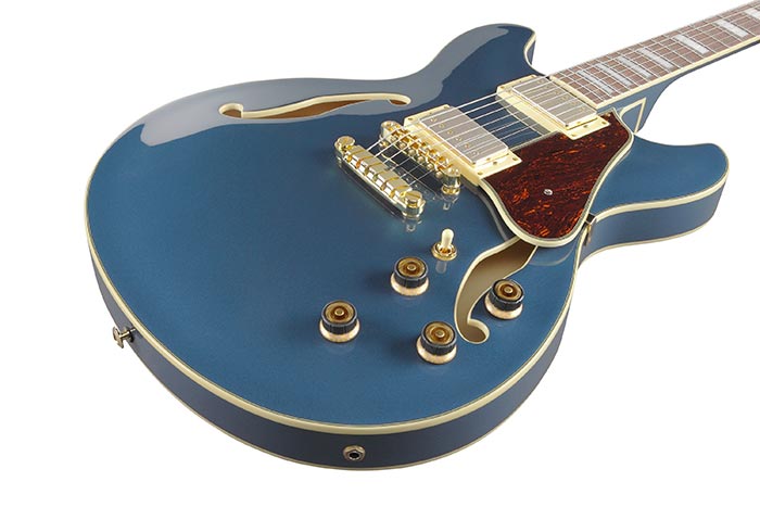 Ibanez As73g Pbm Artcore Hh Ht Noy - Prussian Blue Metallic - Guitarra eléctrica semi caja - Variation 2
