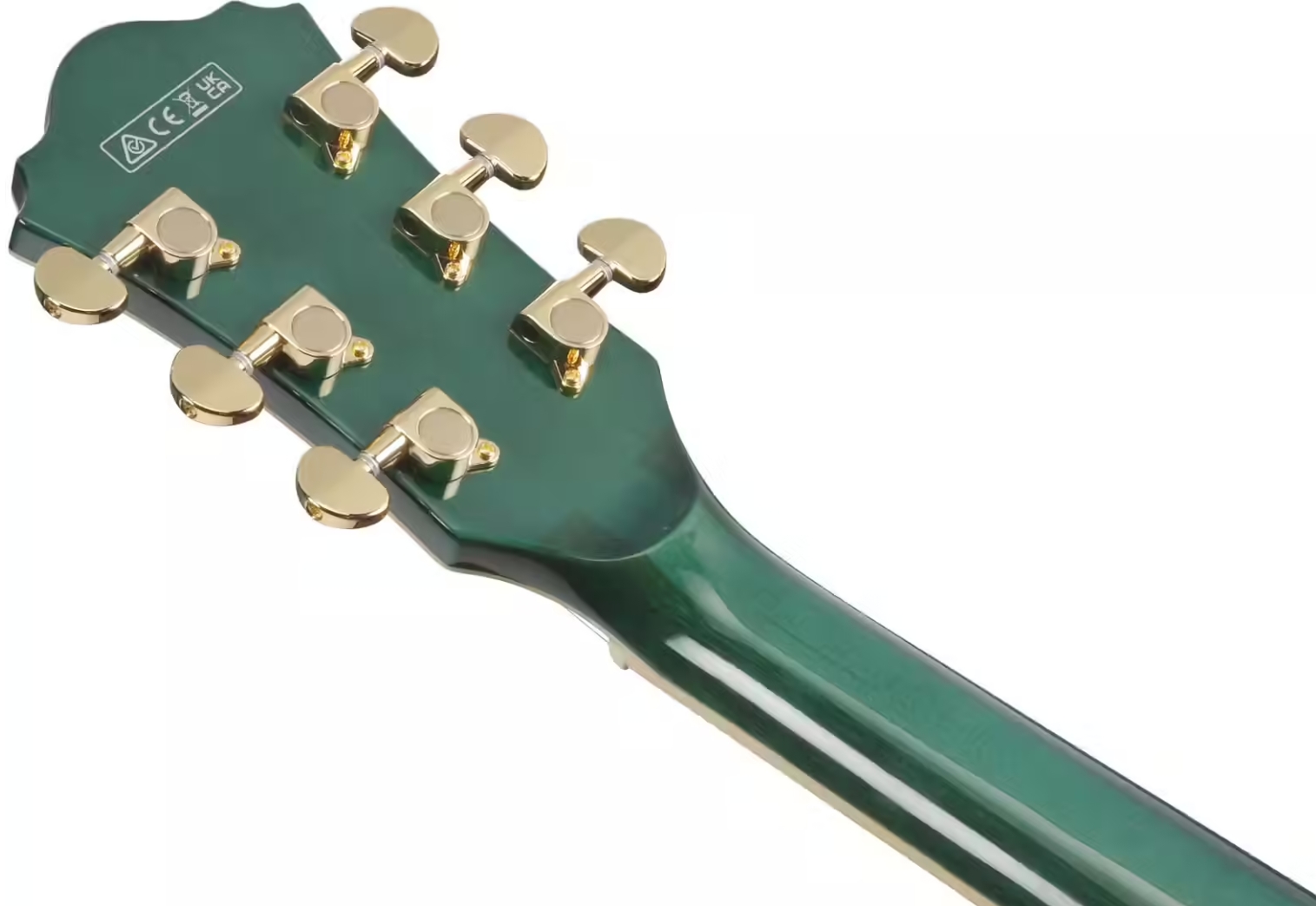 Ibanez As93fm Tmg Artcore Expressionist 2h Ht Eb - Transparent Moss Green - Guitarra eléctrica semi caja - Variation 4