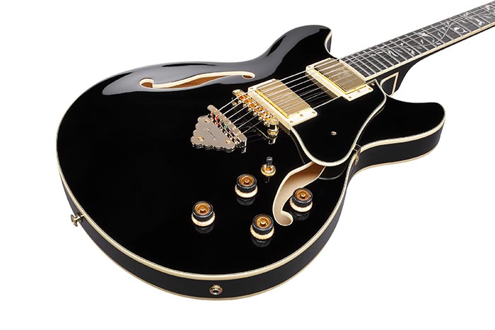 Ibanez As93sp Bk Artcore Expressionist 2h Ht Eb - Black - Guitarra eléctrica semi caja - Variation 2