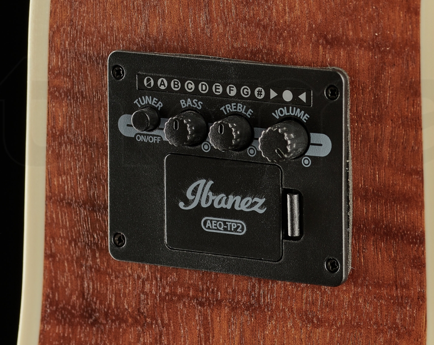 Ibanez Aw417ce Ops Artwood Dreadnought Cw Epicea Okoume Pf - Open Pore Semi-gloss - Guitarra folk - Variation 4